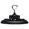Nuvo Wattage 80W/100W/120W and CCT Selectable 3K/4K/5K LED UFO High Bay, 120-347 Volt, Black Finish 65/770R3 - alternate 3